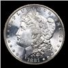 Image 2 : 1881-s Morgan Dollar $1 Grades GEM+ Unc
