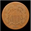 Image 2 : 1871 Two Cent Piece 2c Grades vg details