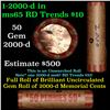 Image 1 : Shotgun Lincoln 1c roll, 2000-d 50 pcs Bank Wrapper