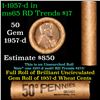 Image 1 : Shotgun Lincoln 1c roll, 1957-d 50 pcs Brandt Wrapper