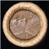 Image 2 : Mixed small cents 1c orig shotgun roll, 1917-d Wheat Cent, 1883 Indian Cent other end, Brinks Wrappe