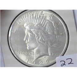 1923 Peace Silver Dollar (UNC)