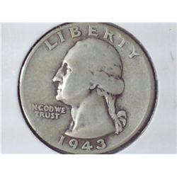 1943 Washinton Silver Quarter