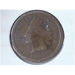 1864 Indian Head Cent (With Dig)