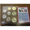 Image 1 : Italy Pre Euro Coin Set (UNC)