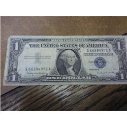 1957-B One Dollar Silver Certificate
