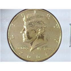 2004-D Gold Plated Kennedy Half Dollar