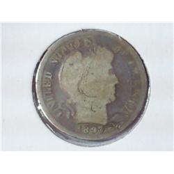 1897 Barber Dime