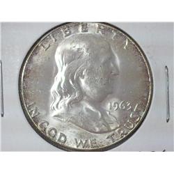 1963 Franklin Half Dollar