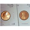 1988-S And 1991-S Lincoln Cents (Proof)