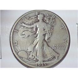 1935-S Walking Liberty Half Dollar