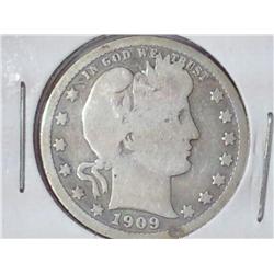 1909 Barber Quarter