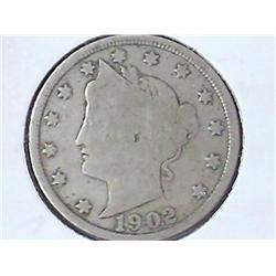 1902 Liberty "V" Nickel