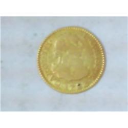 1783 Spanish Escudo Gold Coin