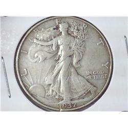 1937 Walking Liberty Half Dollar