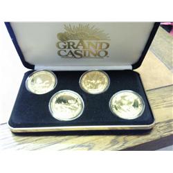 Grand Casino Wildlife $5 Casino Token Set