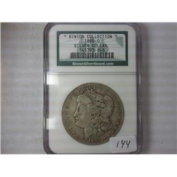1890-O Morgan Dollar NGC Binion Collection