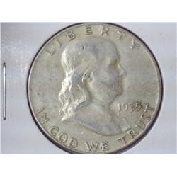 1955 Franklin Half Dollar