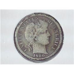1900 Barber Dime