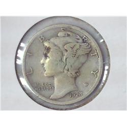 1923 Mercury Dime