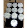 Image 2 : 10 Assorted Silver Dollars (5 Morgan, 5 Peace)