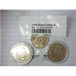 2007-P, 2007-D And 2008-D Pres. Dollars (UNC)