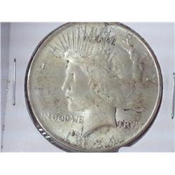 1924 Peace Silver Dollar