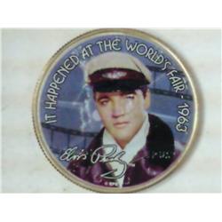 Elvis Colorized Kennedy Half Dollar