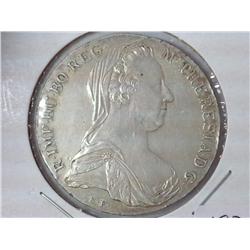 1780 Maria Thaler Silver Coin (UNC)