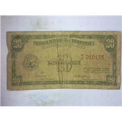 Philippines Twenty Centavos Note