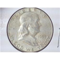 1953-S Franklin Half Dollar