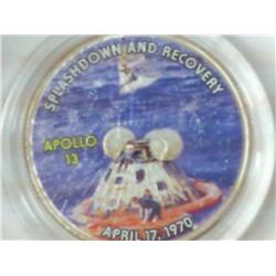 Apollo 13 Colorized 2007-D Kennedy Half Dollar