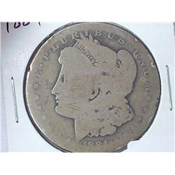 1884 Morgan Silver Dollar