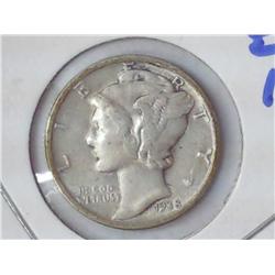 1938 Mercury Dime