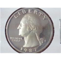 1987-S Washington Quarter (GEM Proof)