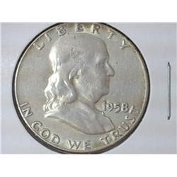 1958 Franklin Half Dollar