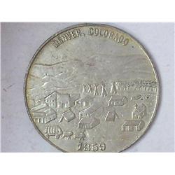 1959 Rush To The Rockies Centennial Token UNC