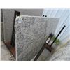 Image 1 : 1 Black / White Granite Slab Approx. 4' x 7' 6"