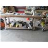 Image 1 : 8' Wood work Table On Wheels