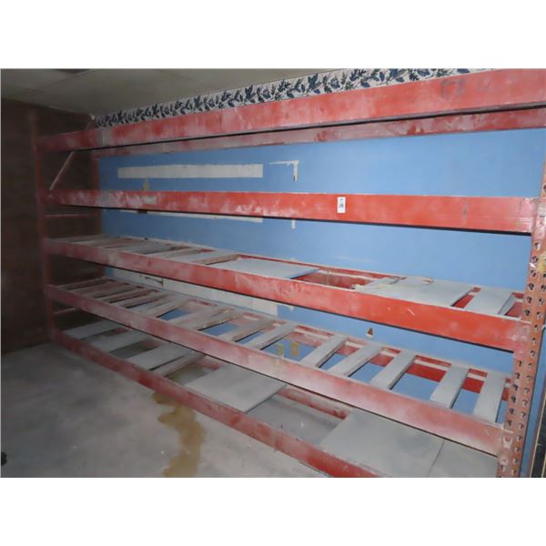 Heavy Duty Shelving Section, 2 Uprights & 10 Cross Beams