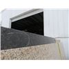 Image 2 : Black Pearl Polished 9 1/2' x 6 1/2' Granite Slab Cut Missing
