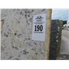 Image 2 : Snow White Polished 9 1/2' x 6 1/2' Granite Slab Cut Missing