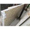 Image 1 : 3-Casablanca, Venetian Gold, Bar/Island Cut Osprey White 10' x 3' Granite Slab - 3 X $