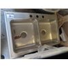 Image 2 : S/S 2 Comp Sink 33" x 21"