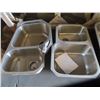 Image 2 : 3-S/S 2 Comp Sink 32" x 21" - 3 X $