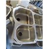 Image 1 : 3-S/S 2 Comp Kitchen Sink - 3 X $