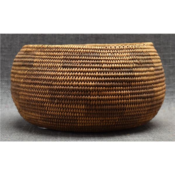 POMO INDIAN BASKETRY BOWL