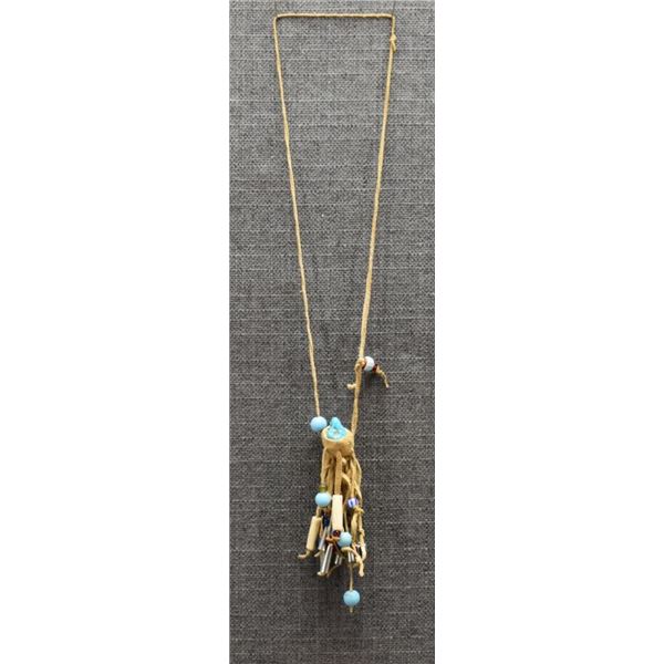 HIDE MEDICINE BUNDLE NECKLACE