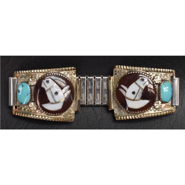 ZUNI INDIAN HORSE HEAD WATCH TIPS