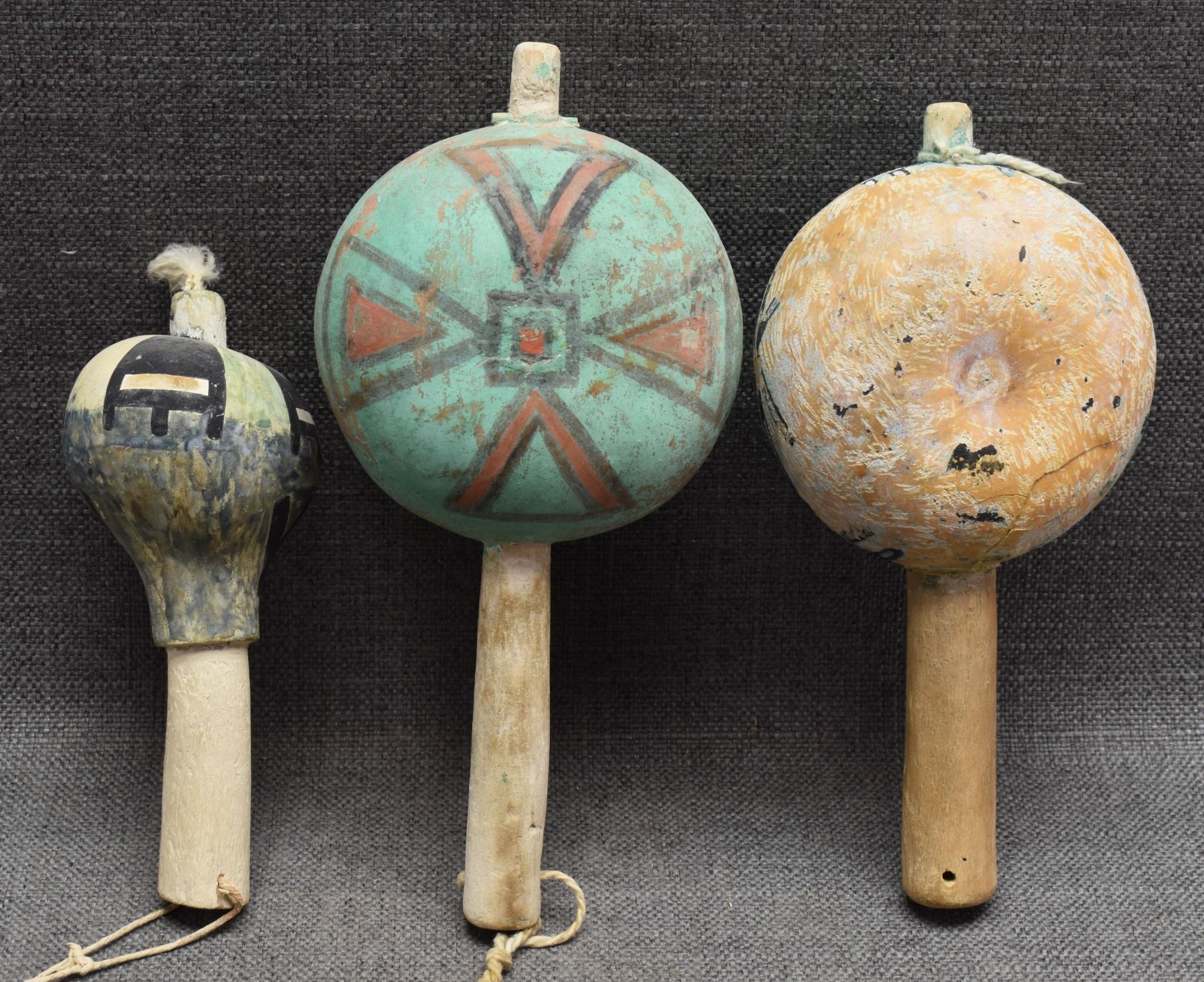 HOPI INDIAN RATTLES